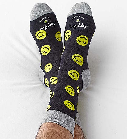Good Day™ Smiley Socks for Men or Women
